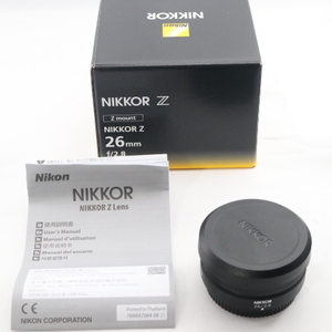 Nikon 単焦点レンズ NIKKOR Z 26mm f/2.8 Zマウント 