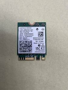 「CY」Intel Dual Band Wireless-AC 8265 8265NGW 無線LAN Wi-Fi5 Bluetooth 4.2 動作品（241106）