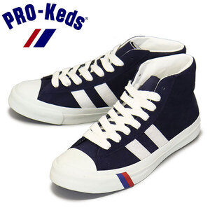 PRO-Keds (プロケッズ) PN1121 ROYAL PLUS SUEDE HI スニーカー NAVY PK007 US8.5-26.5cm