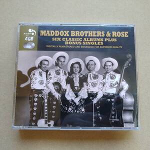 MADDOX BROTHERS & ROSE / 6 Six Classic Albums Plus Bonus Singles [4CD] 2013年 輸入盤 RGMCD083 ヒルビリー/カントリー/ブルーグラス