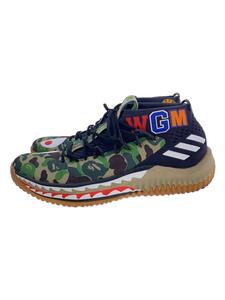 adidas◆パフォーマンス/DAME4 BAPE/デイム/マルチカラー/AP9974/26cm/マルチカラー