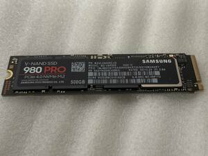 ■SAMSUNG■M.2 NVMe Gen4/SSD 500GB■MZVL2500HCJQ■中古■　★即決★