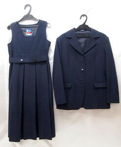 bw_5399k 神奈川県 私立 清泉女学院中学 【女子校】 冬服 ブレザー・ジャンパースカート制服 上下セット 女子制服