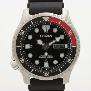 ■ 1円 ～ 美品 日本未発売 参定4.3万■ シチズン CITIZEN ■ プロマスター NY0085-19E ダイバーズ ■箱保 ブラック 黒 コーク 海外モデル