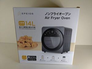 【1円出品】エペイオス(Epeios) エアーオーブン ノンフライオーブン アプリ 遠隔操作　14L　AO249A