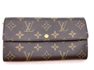 ルイヴィトン LOUIS VUITTON 長財付　ポルトフォイユ・サラ