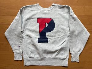 売り切り 両面 90s L PERKIOMEN リバースウィーブ チャンピオン Champion 刺繍タグ USA製 ヴィンテージ 美品 reverseweave