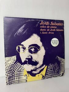 Jordi Sabats solos de piano duets de Jordi Sabats i Santi Arisa 2LP RCA PL-35163(2) 1979 オルガンバー　サバービアフリーソウル