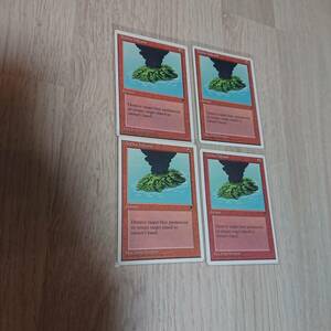 マジックザギャザリング MTG 英語 白枠 活火山×4枚 ②