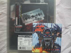 JUDAS PRIEST / British Steel (Japan Edition)+Jugulator(Promo CD) / JAP SICP 2676-8+GER STEMHAMMER SPV-18782