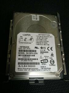 HITACHI ヒタチ HDD DK23FA-20N　NHDT-W53 NV-HD500 イクリプス等に