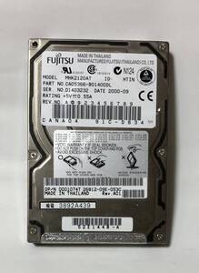 FUJITSU MHK2120AT 12GB 2.5インチ 9.5mm HDD IDE接続 