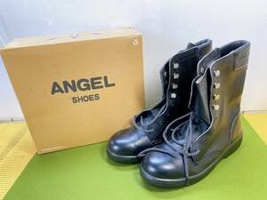 貴重　ANGEL　安全靴　革製S種　ウレタン2層長編靴　27.0 EEE　作業靴　日本製　長期保管品　現状品