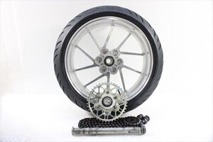 1円スタート:GSX1300Rハヤブサ[04社外後　GALESPEED　ゲイルスピード　タイプR　リアホイール]検HAYABUSA 隼｝F