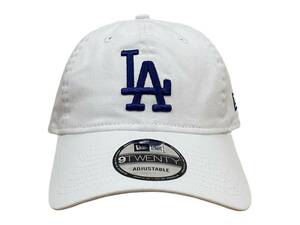 NEWERA (ニューエラ) 9TWENTY CORE CLASSIC CAP Dodgers ロサンゼルス・ドジャース キャップ CAP 60235308 ホワイト×ブルー/078