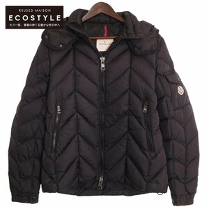 MONCLER モンクレール 黒 BERRIAT/ベリア キルティングダウンジャケット ブラック 1 ジャケット ナイロン メンズ 中古