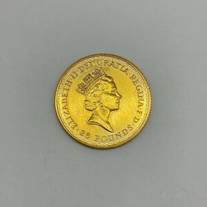 金貨 イギリス ブリタニア 1987年 1/4 25ポンド 8.4g コイン 22金 22K