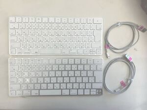 ◆12147) Apple 純正 Magic Keyboard A1644 キーボード 動作OK 2本セット