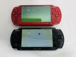 SONY ソニー PSP 本体 Playstation 本体 2台 セット PSP-3000 / 2000 ゲームプレイ確認済み II-241224027