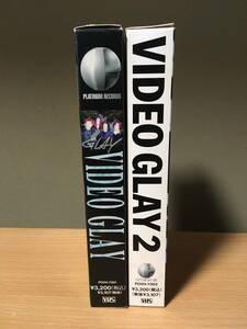 ★VHS★「VIDEO GLAY」「VIDEO GLAY２」２本