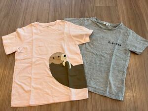 Beams ビームス& 無印良品　半袖Tシャツ 美品　サイズ120 2枚セット