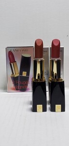 LANCOME 2 Rouges Magnetic/LANCOME 2 ROUGES MAGNETIC/ランコム ルージュ マニェティック 2本セット/未使用品 箱付き