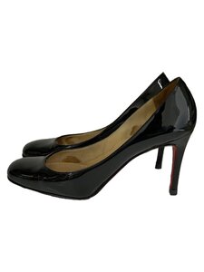 Christian Louboutin◆パンプス/38/BLK/エナメル