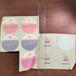 【Apple Computer】旧虹色リンゴシール レインボーステッカー Performa おまとめ 希少 収集家放出品 99