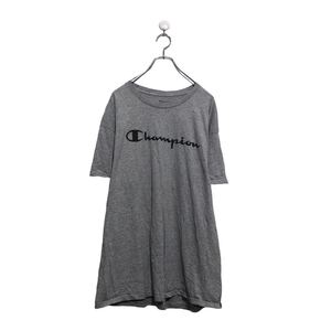 Champion 半袖 ロゴ Tシャツ チャンピオン XL グレー ビッグサイズ プリント 古着卸 アメリカ仕入 a604-7059