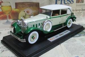 ☆激レア絶版*Signature Models*1/18*1930 Packard Brewster Convertible Sedan タン/グリーン≠フランクリンミント