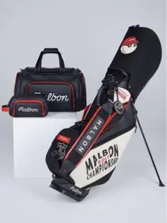 得価！マルボン Malbon golf ゴルフ バッグ キャディバッグ3点セット