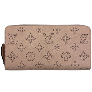 ルイ・ヴィトン Louis Vuitton ジッピーウォレット ラウンドファスナー 長財布 モノグラムマヒナ マグノリア(ピンク) M61868 レディー 中古