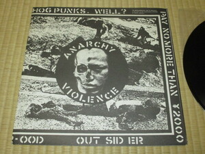 Outsider LP City Rocker Records シティー・ロッカー Doll GAUZE GISM COMES LAUGHIN