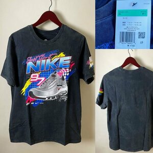 ★【新品 定価5,170円】★アトモス限定 ヴィンテージ加工 NIKE ナイキ AIR MAX 97 OG Sliver Bullet Tシャツ ブラック XL 半袖　DR8001-010