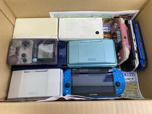 New3DSLL/New3DS/DS i LL/DS/DS i/DS Lite/GBカラー/アドバンス/PSP/PS Vita 本体 計18台 まとめ売り 動作未確認 ジャンク【y2-29/0/0】