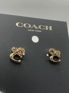 【未使用品】COACH コーチ　ピアス　お洒落　高級　レディース　ブランド