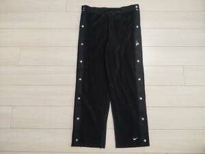 ★新品　ナイキ　NIKE　CIRCA TEARAWAY PANT　サーカ　ティアアウェイパンツ　★サイドフルボタン　★黒色　★Lサイズ