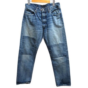 ミスターハリウッド ニューマニュアル コラボ DENIM PANTS 24SS エヌハリ デニムパンツ ジーンズ リメイク ヴィンテージ加工 ボタンフライ