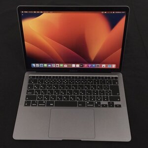 1円 Apple MacBook Air 13インチ 2020 M1 8GB 256GB スペースグレイ MGN63J/A ノートパソコン