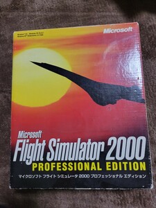 PC Microsoft Flight Simulator 2000 Professional Edition フライトシミュレータ2000 