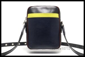 近年モデル希少美中古■LOUIS VUITTON エピ ダミエグラフィット ダヌーブスリム レザー ショルダーバッグ ルイヴィトン■0905ue24341