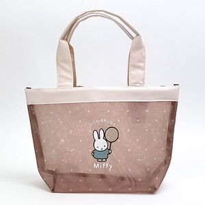 ミッフィー miffy トートバッグ 風船 BE ベージュ シャーベットメッシュシリーズ(PWD)