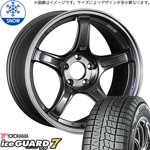 215/50R17 スタッドレスタイヤホイールセット レヴォーグ etc (YOKOHAMA iceGUARD7 & SSR GTX03 5穴 114.3)