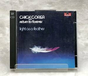 ぅ　チック・コリア & リターン・トゥ・フォーエヴァー / ライト・アズ・ア・フェザー[動作未確認] 2CD Chick Corea Light as a feather