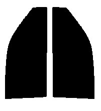 ダークスモーク　13％ 2層構造フィルム　運転席・助手席　オプティ 3ドア L300・L310 カット済みカーフィルム