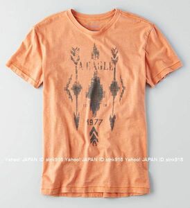 〓ラスト!!アメリカンイーグル/US XXL/AEO ビンテージ Southwestern Tシャツ/Orange