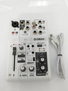 動作未確認 通電確認のみ YAMAHA AG03 ウェブキャスティングミキサー オーディオインターフェース 3チャンネル◆3101/西伊場店