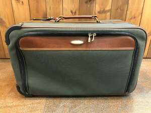 ◆Samsonite サムソナイト キャリーケース 出張 スーツケース 旅行 ビジネスバッグ グリーン系 中古◆11255★