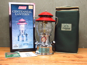 未使用 Coleman コールマン CENTENNIAL LANTERN センテニアルランタン 箱 ケース付き 管理6J110H-F5