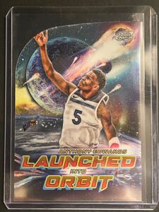 Anthony Edwards Topps Chrome Cosmic Launched into Orbit Die Cut NBA 2024 